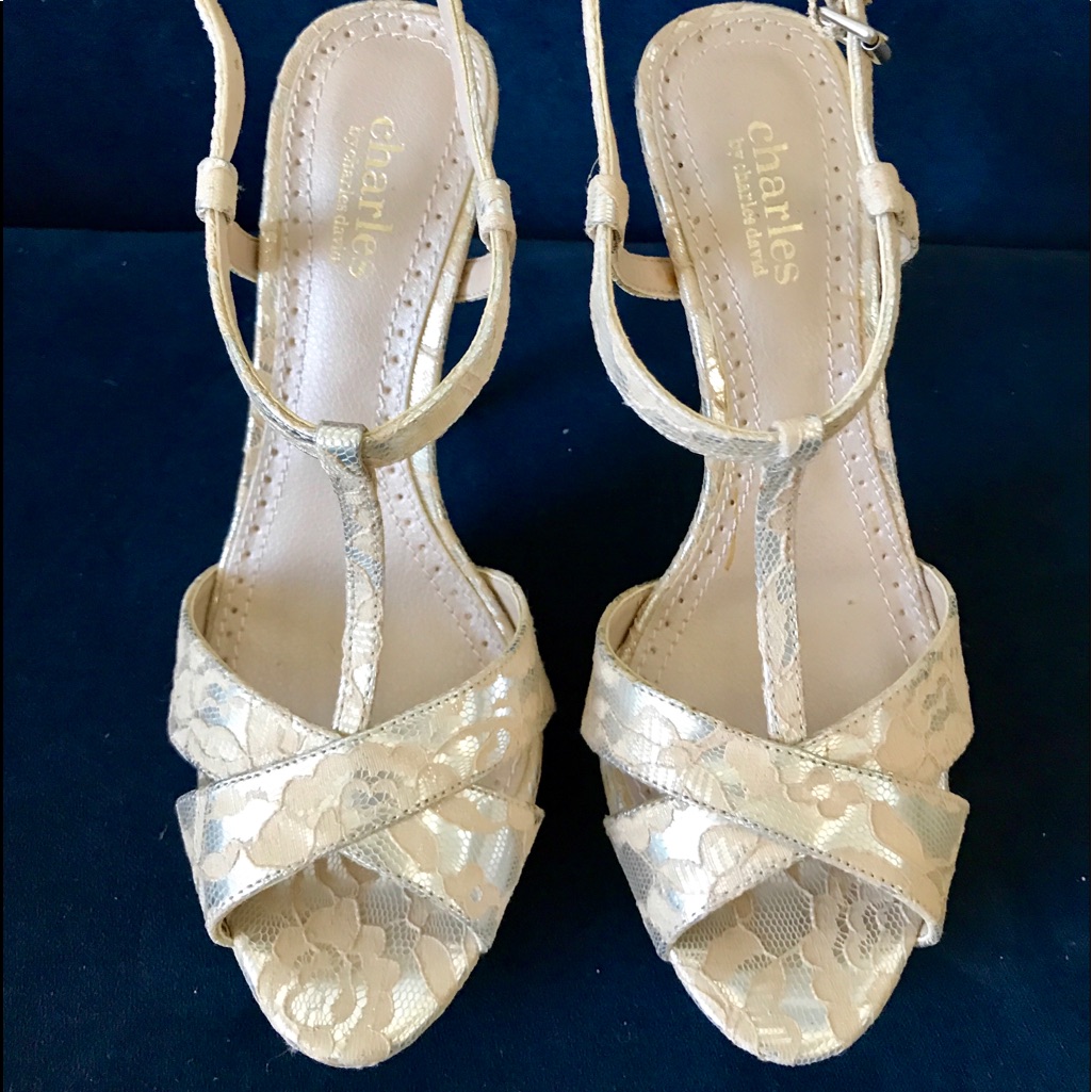 Charles David Tangy Sandals Heels Platform - 8